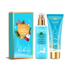 Christmas Perfumed Body Care Set, Deodorant Spray Body Lotion For Lasting Holiday Party Scent (Option: 1Pc)