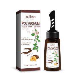 Polygonum Hair Dye Comb, Deep Clean Dry Smooth Black Glossy Hair Comb (Option: 1Pc)