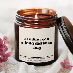 Sending You A Long Distance Hug Candle (Scent: Vanilla Bean)